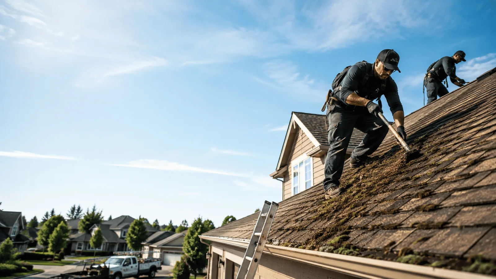 Roof Moss Removal in Lancaster, WI near me